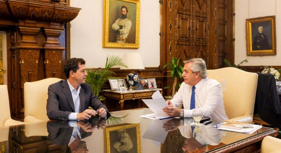 El Presidente y Wado de Pedro compartieron un encuentro 