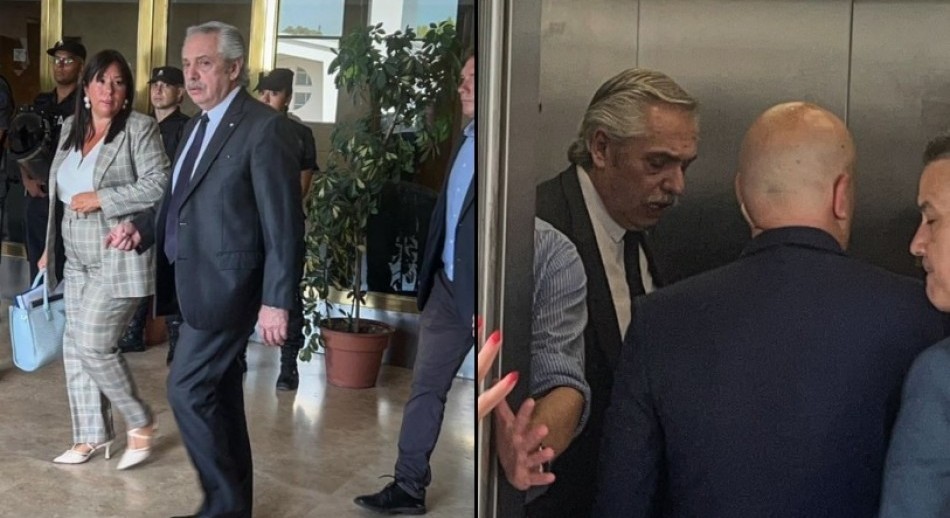 Caso Yañez: Alberto Fernández entregó un escrito y se negó a contestar preguntas