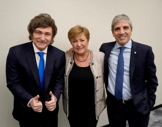 Georgieva, tras el encuentro con Milei en Nueva York: 