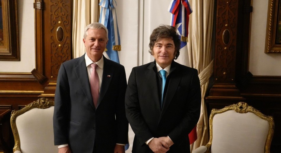 Casa Rosada: Milei recibió a Kast, que elogió el plan económico