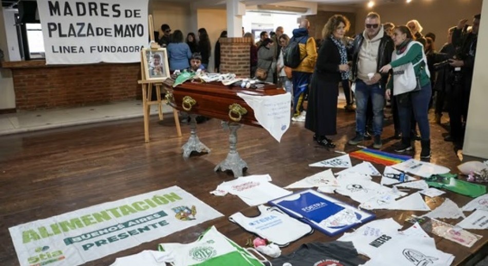 La despedida de Taty Almeida reunió a referentes políticos, sindicales y de derechos humanos