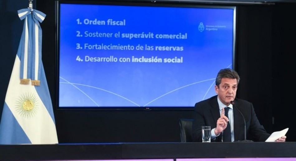 Asumió Massa: Anunció recortes en subsidios, menos emisión y ajuste fiscal